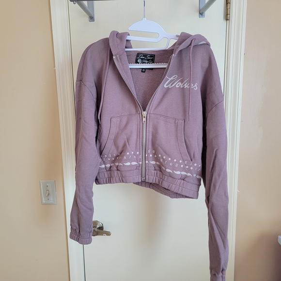 Mauve Hooded Jacket - Picture 4 of 6